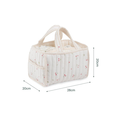 CuddleCo Nappy Caddy - Ditsy Cherry