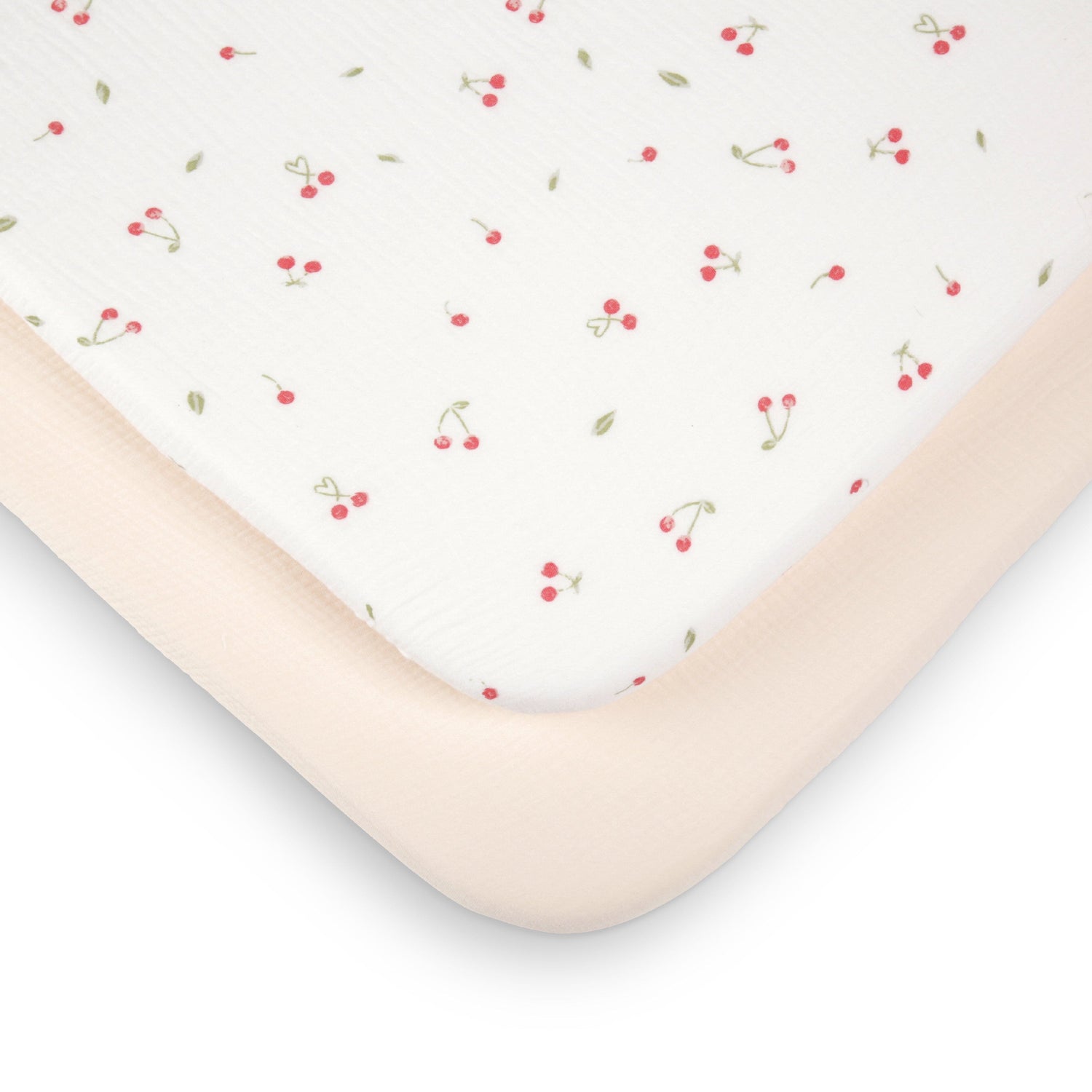CuddleCo Universal Crib/Co-Sleeper Bedding Set - Ditsy Cherry