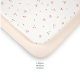 CuddleCo 2 Pack Universal Crib/Co-Sleeper Sheets - Ditsy Cherry