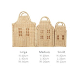 CuddleCo Dutch House Storage Baskets - Set of 3
