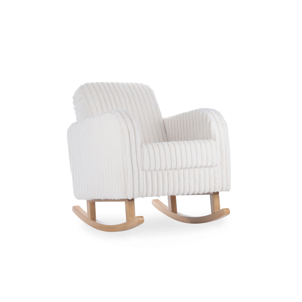 CuddleCo Etta Nursing Chair - Faux Fur Cream