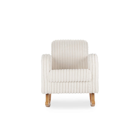 CuddleCo Etta Nursing Chair - Faux Fur Cream