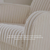 CuddleCo Etta Faux Fur Nursing Chair - Cream