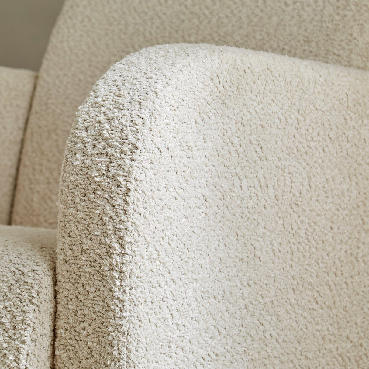CuddleCo Etta Nursing Chair - Bouclé Mushroom