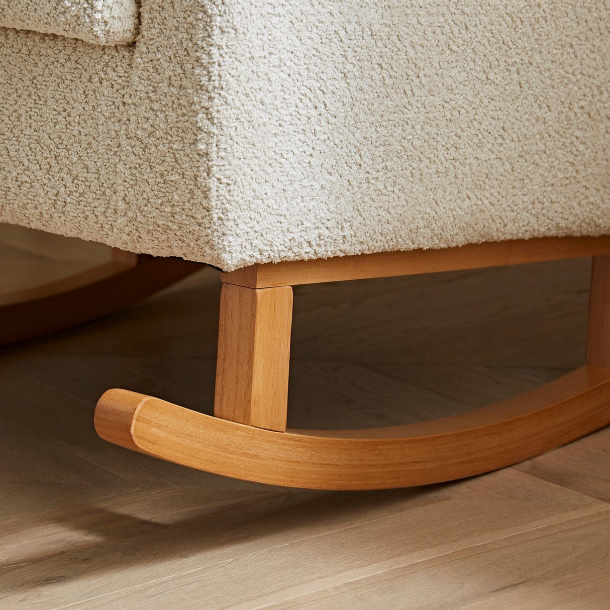 CuddleCo Etta Nursing Chair - Bouclé Mushroom