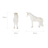 CuddleCo Standing Unicorn - Gold Dust
