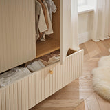 CuddleCo Remi 3 Piece Nursery Furniture Set - Oak & Cashmere