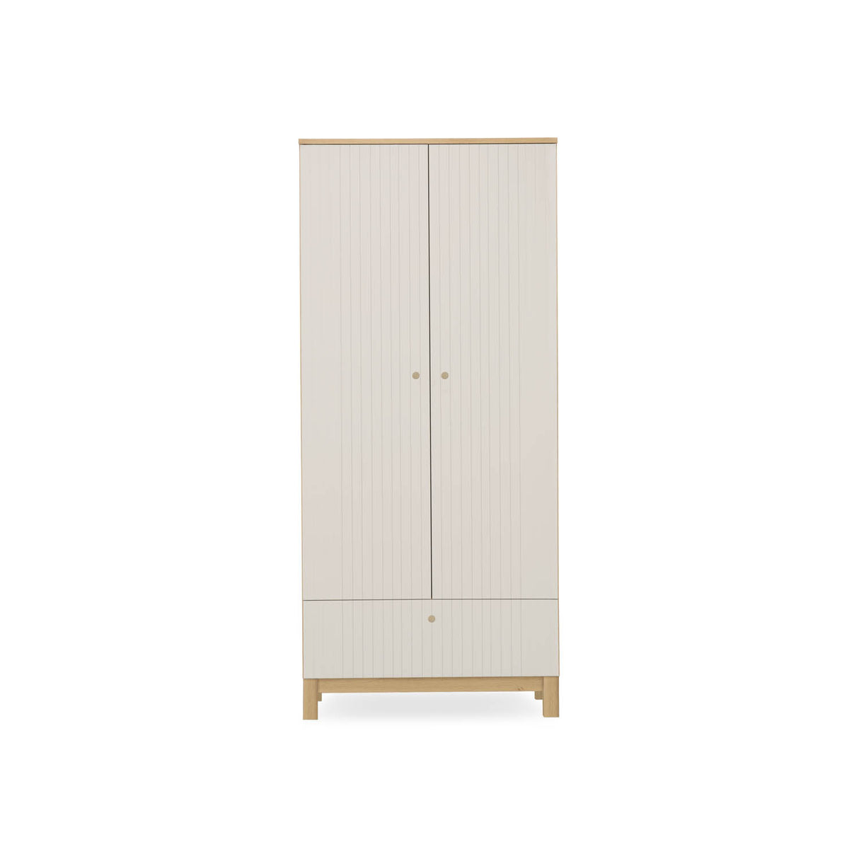 CuddleCo Remi 3 Piece Nursery Furniture Set - Oak & Cashmere