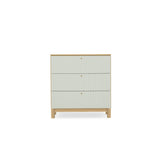 CuddleCo Remi Dresser Changer - Oak & Green