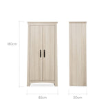 CuddleCo Isla Nursery Wardrobe - Ash