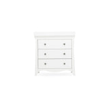 CuddleCo Clara 3 Drawer Dresser Changer - White