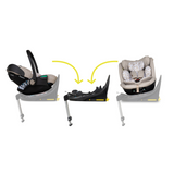 Cosatto Wow 3 All Stage Family Rotate & Recline 2 Base Bundle - Whisper