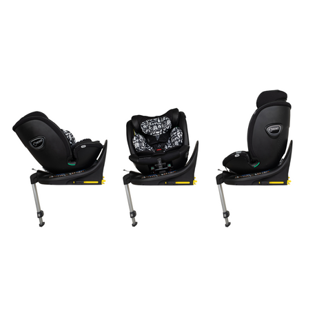 Cosatto Wow 3 All Stage Family Rotate & Recline 2 Base Bundle - Silhouette