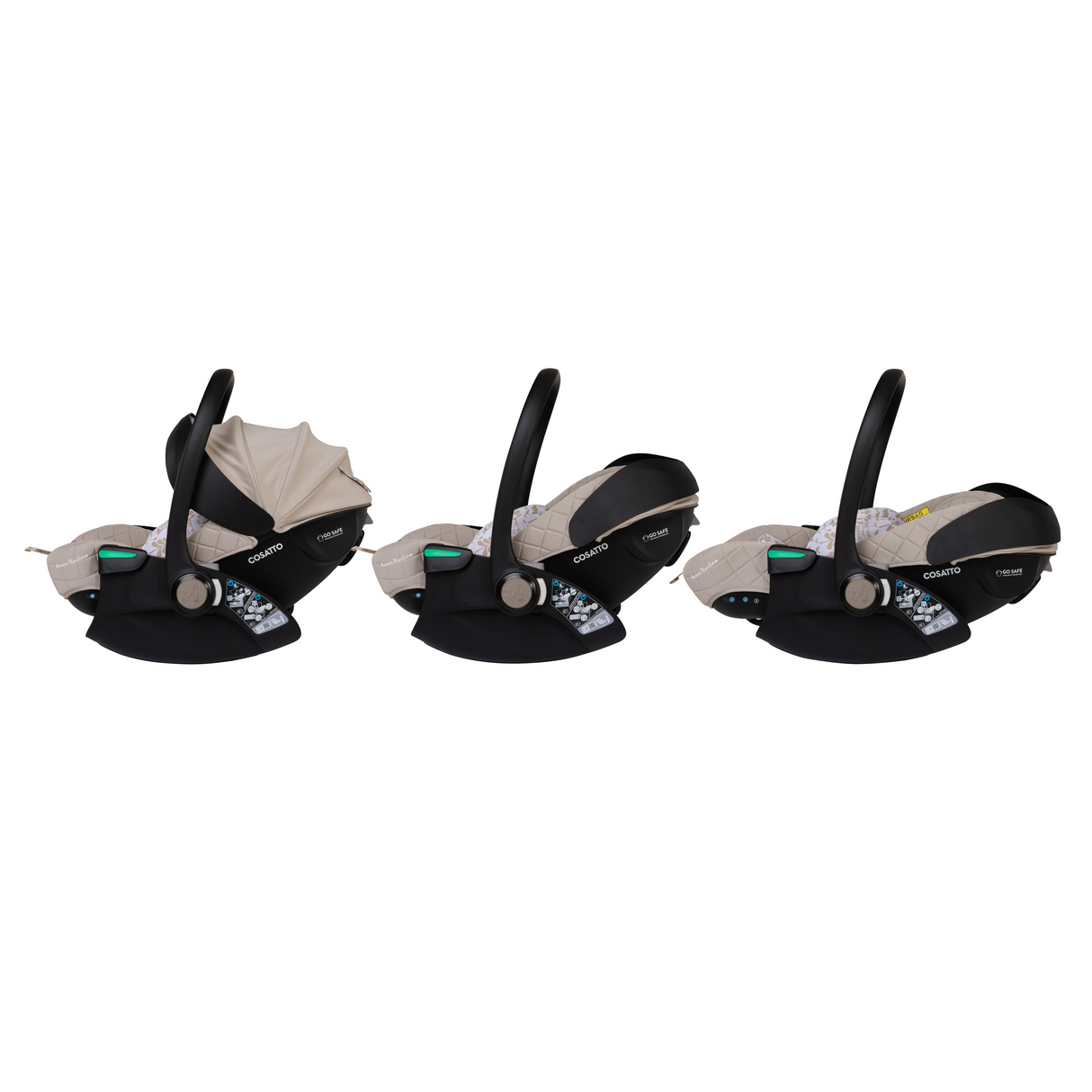 Cosatto Wow 3 Rotate & Recline Cozy Bundle - Whisper
