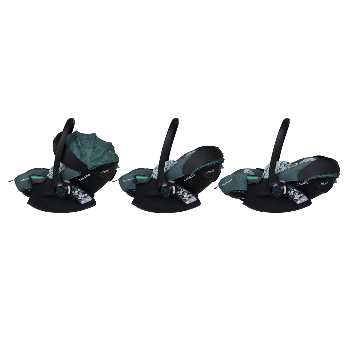 Cosatto Wow 3 Special Edition All Stage Family Rotate & Recline 2 Base Bundle - Wildwood
