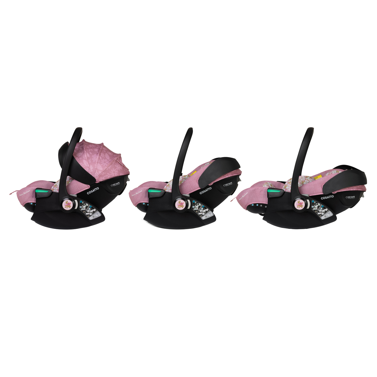 Cosatto Woosh City Recline Car Seat Bundle - Camille