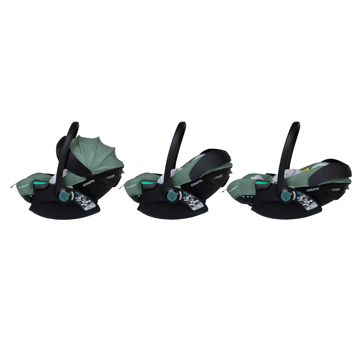 Cosatto Wow 3 Rotate & Recline Cozy Bundle - Meadow