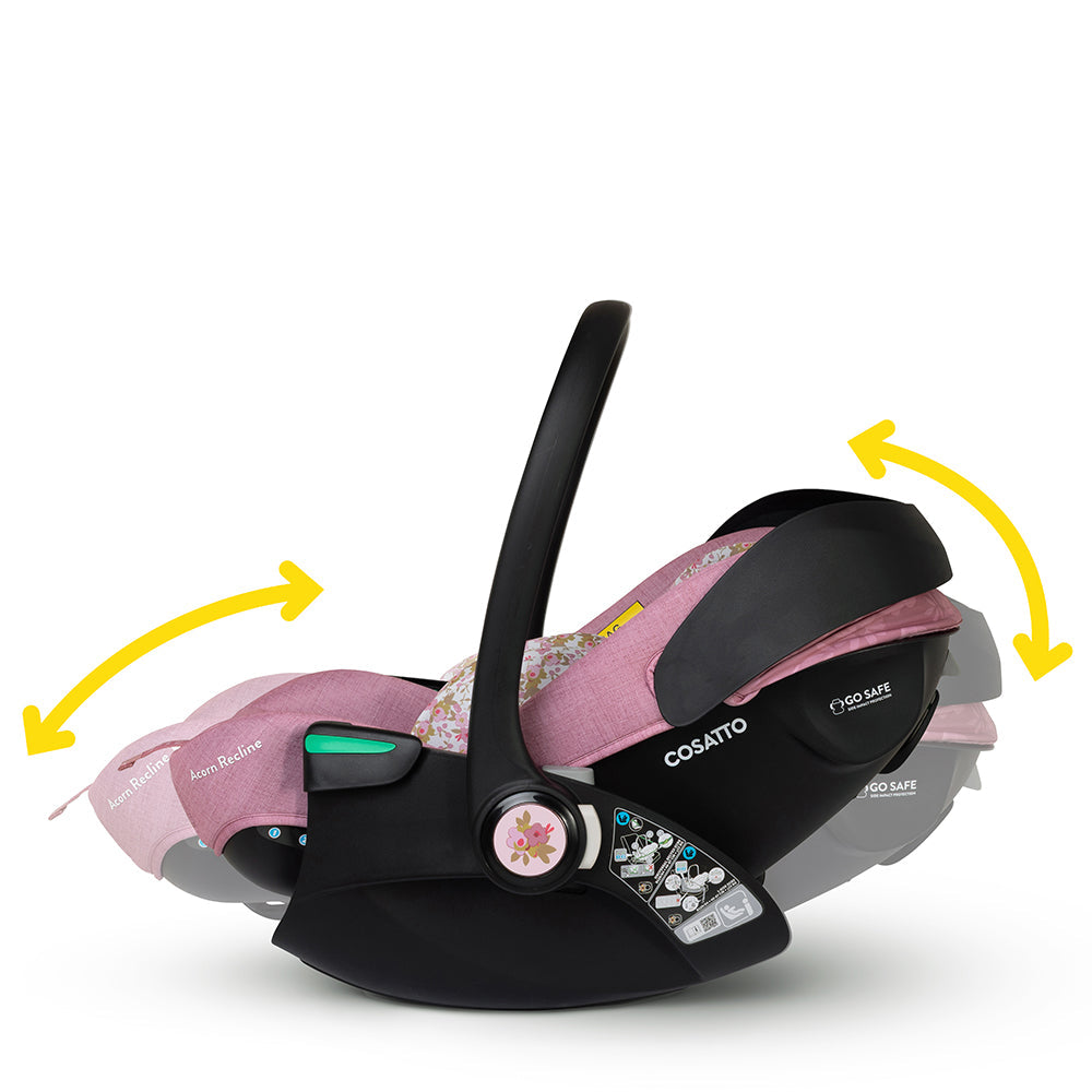 Cosatto Woosh City Recline Car Seat Bundle - Camille