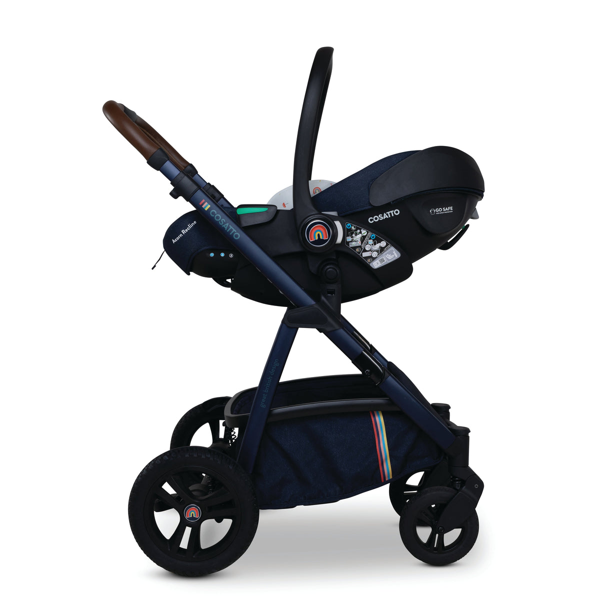 Cosatto Wow 3 Rotate & Recline Cozy Bundle - Doodle Days