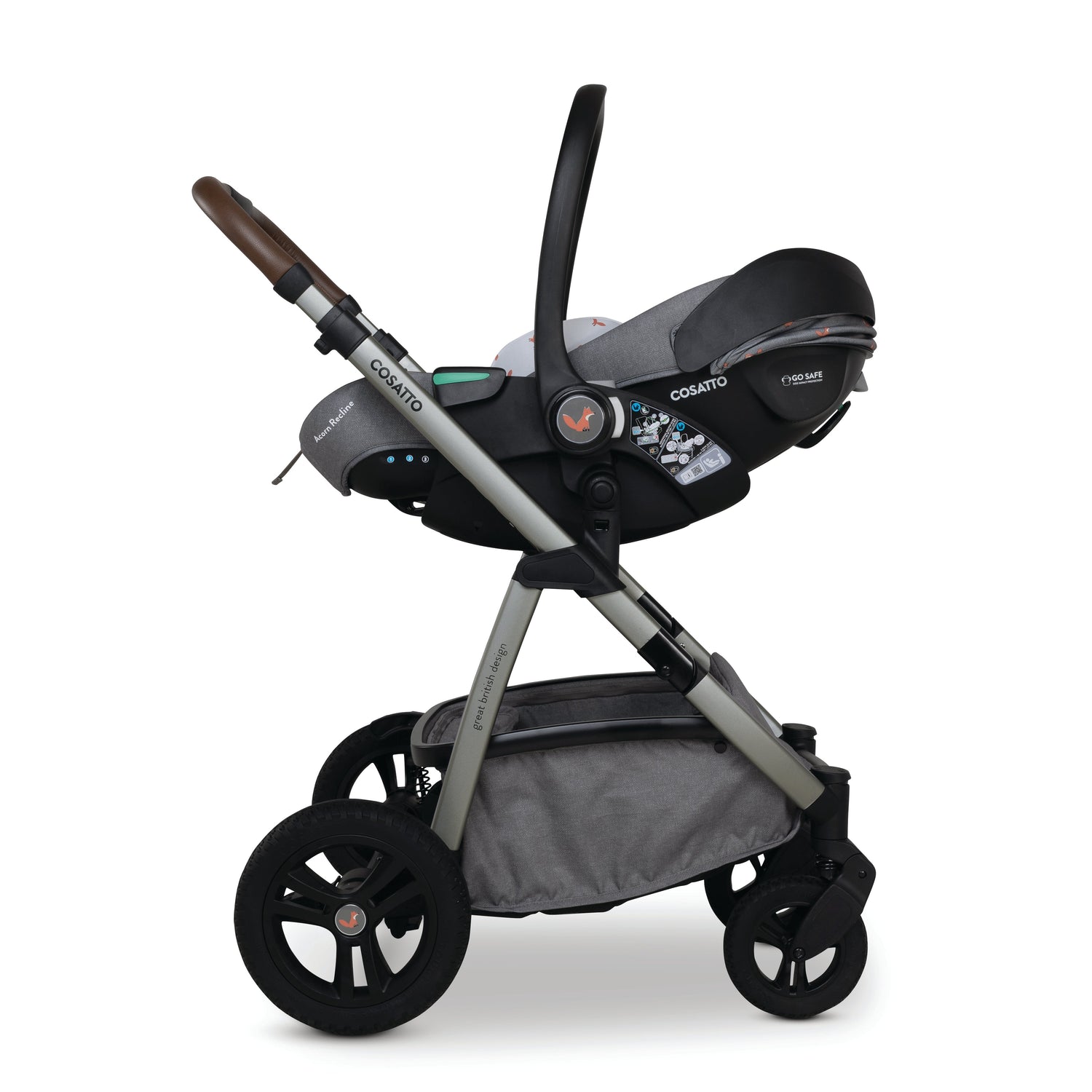 Cosatto Wow 3 Rotate & Recline Cozy Bundle - Foxling