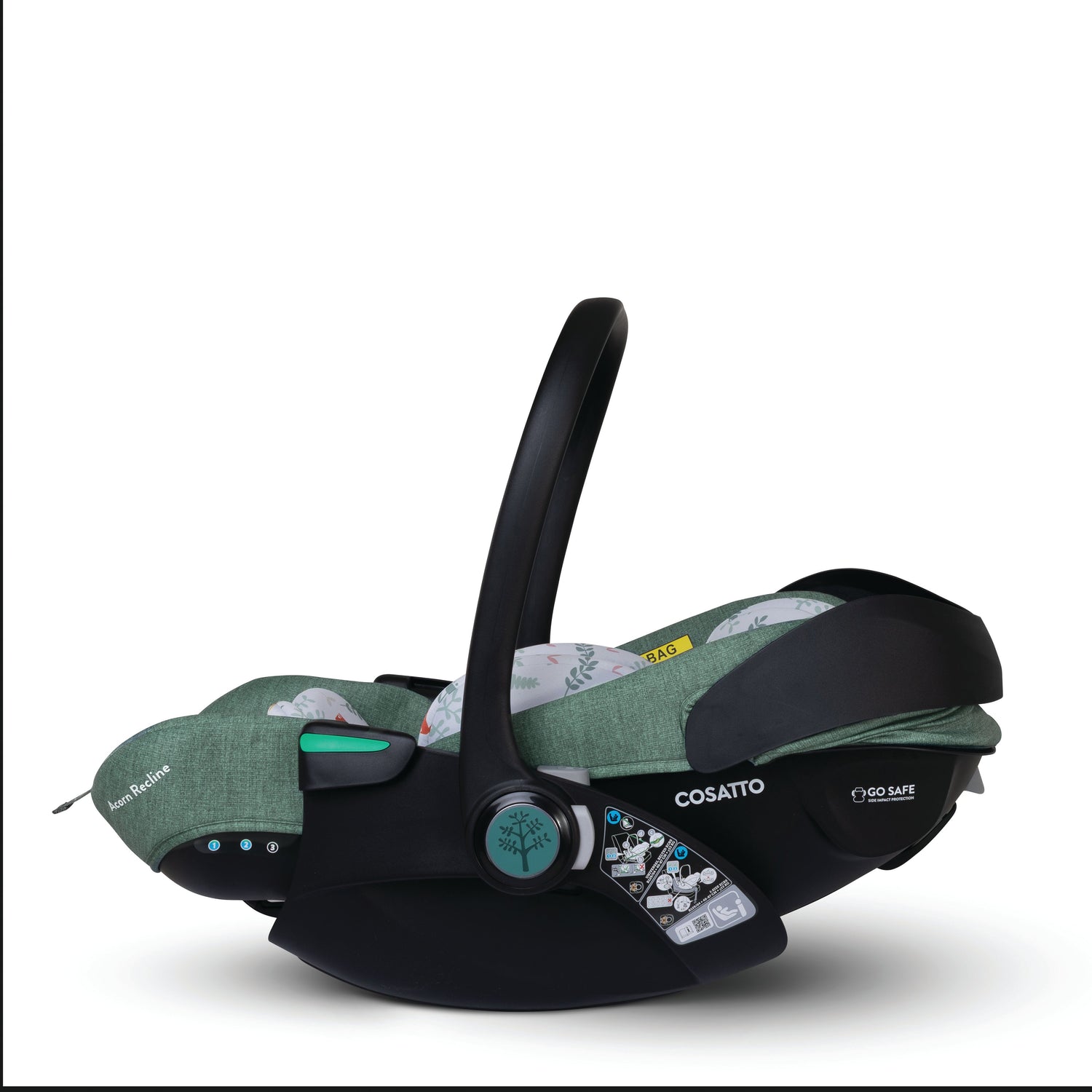 Cosatto Acorn Recline i-Size 0+ Car Seat Meadow