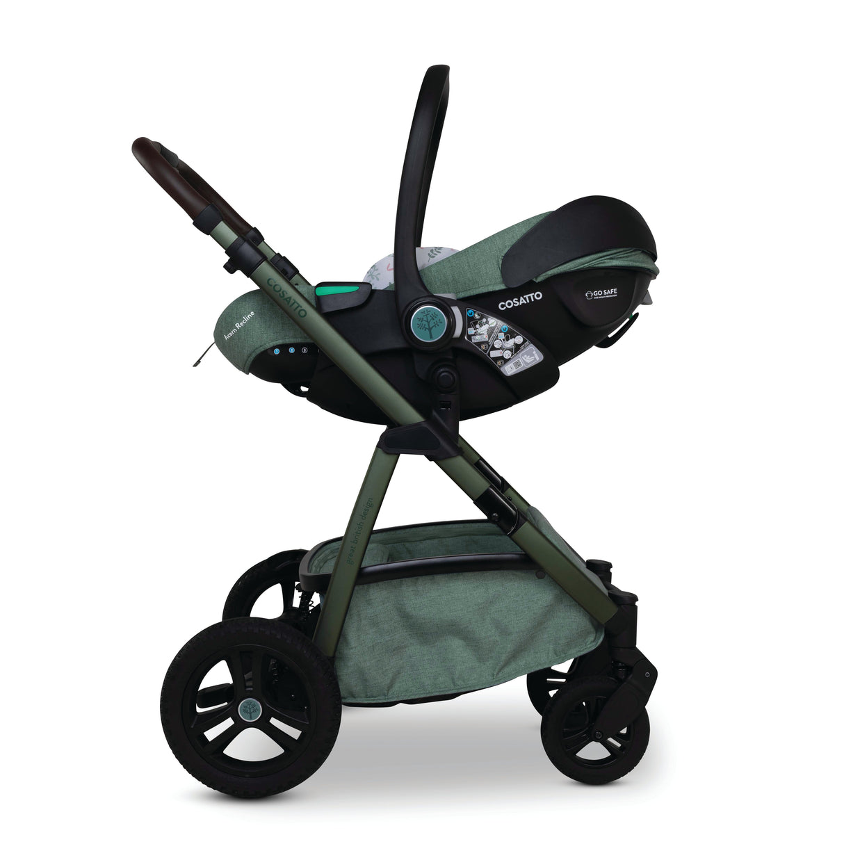 Cosatto Wow 3 Rotate & Recline Cozy Bundle - Meadow