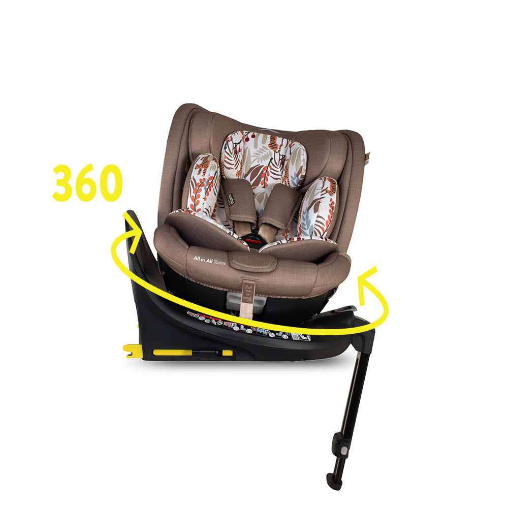 Cosatto All in All Extra i-Size 360 Car Seat - Tiger Tale