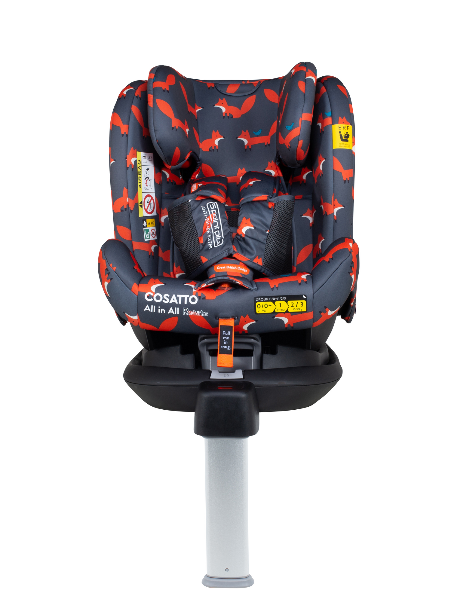 Cosatto All in All 360 Rotate Car Seat - Charcoal Mister Fox