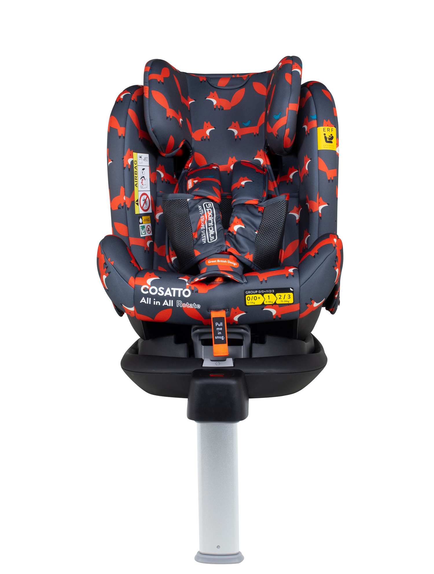Cosatto All in All 360 Rotate Car Seat - Charcoal Mister Fox
