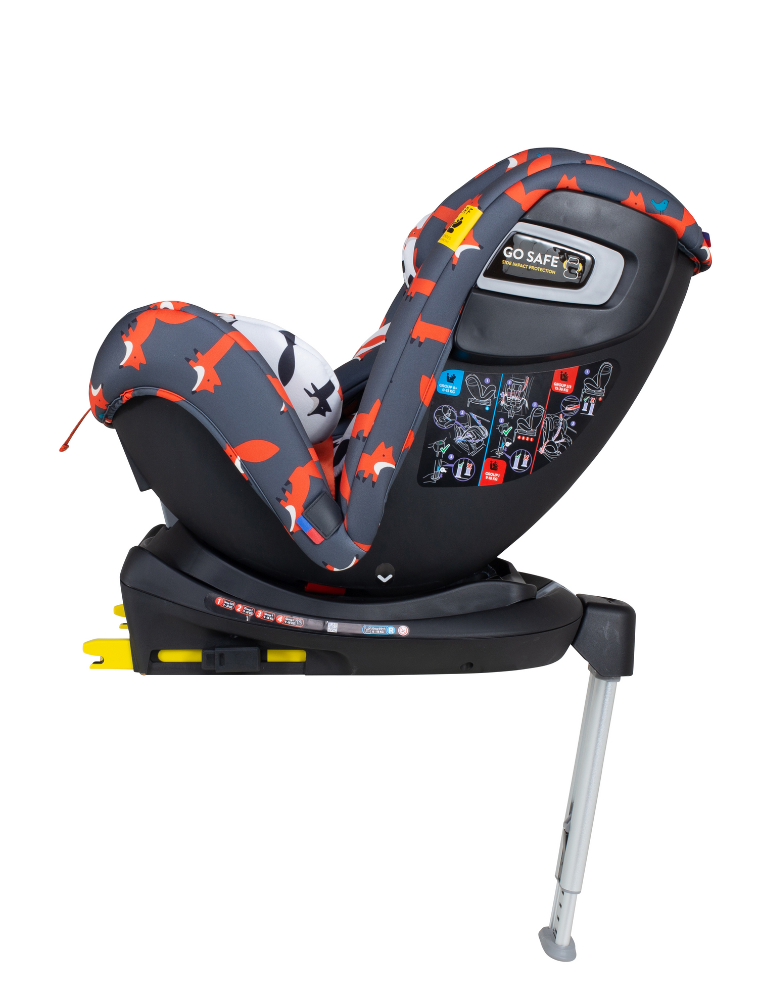Cosatto All in All 360 Rotate Car Seat - Charcoal Mister Fox