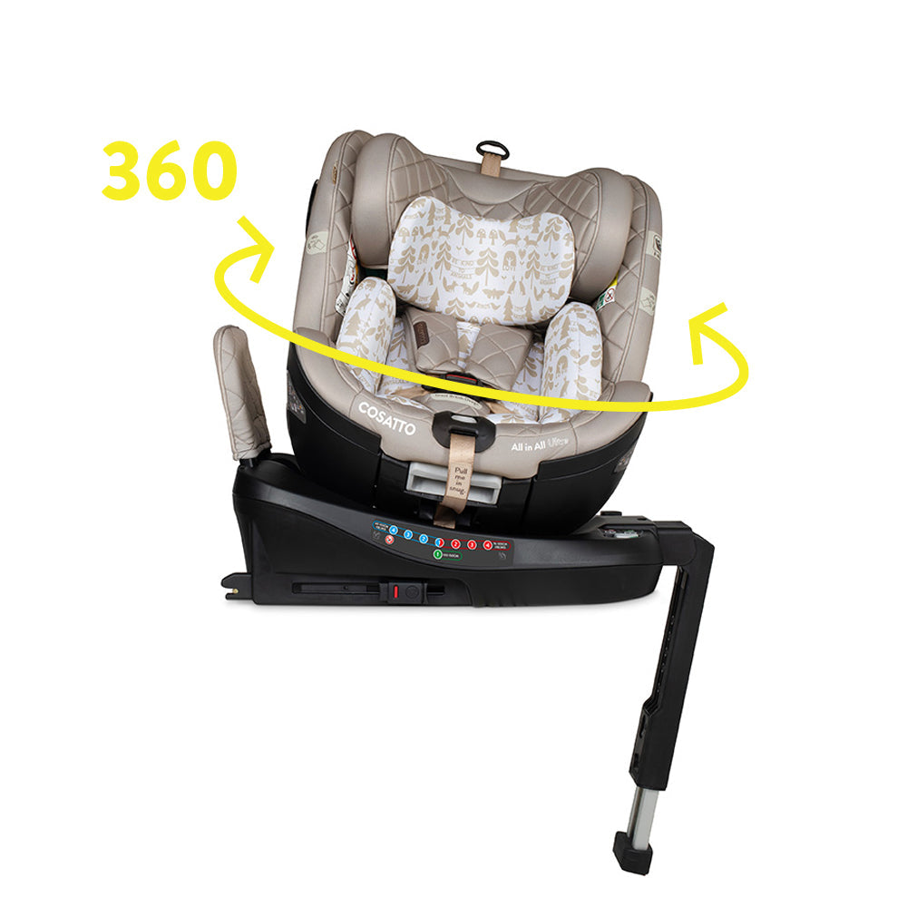 Cosatto All in All Ultra 360 Rotate i-Size Car Seat - Whisper