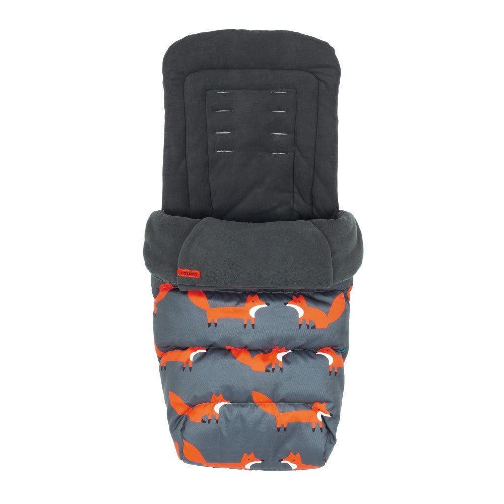 Cosatto Footmuff - Charcoal Mister Fox