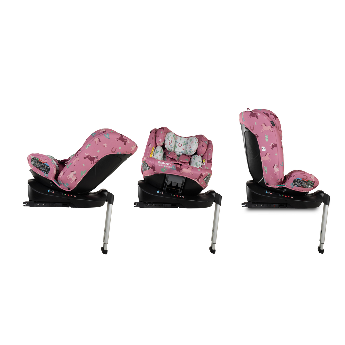Cosatto Get Set Grow Plus i-Size 360 Car Seat - Pony Party