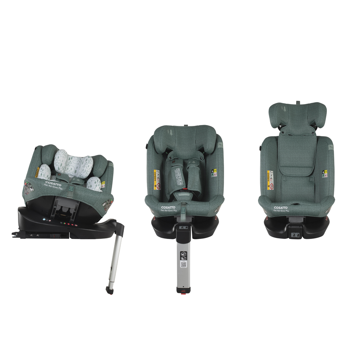 Cosatto Get Set Grow Plus i-Size 360 Car Seat - Tiny Treetops