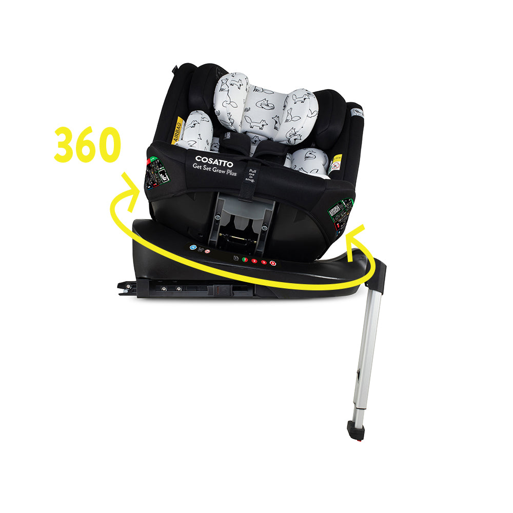 Cosatto Get Set Grow Plus i-Size 360 Car Seat - Foxed