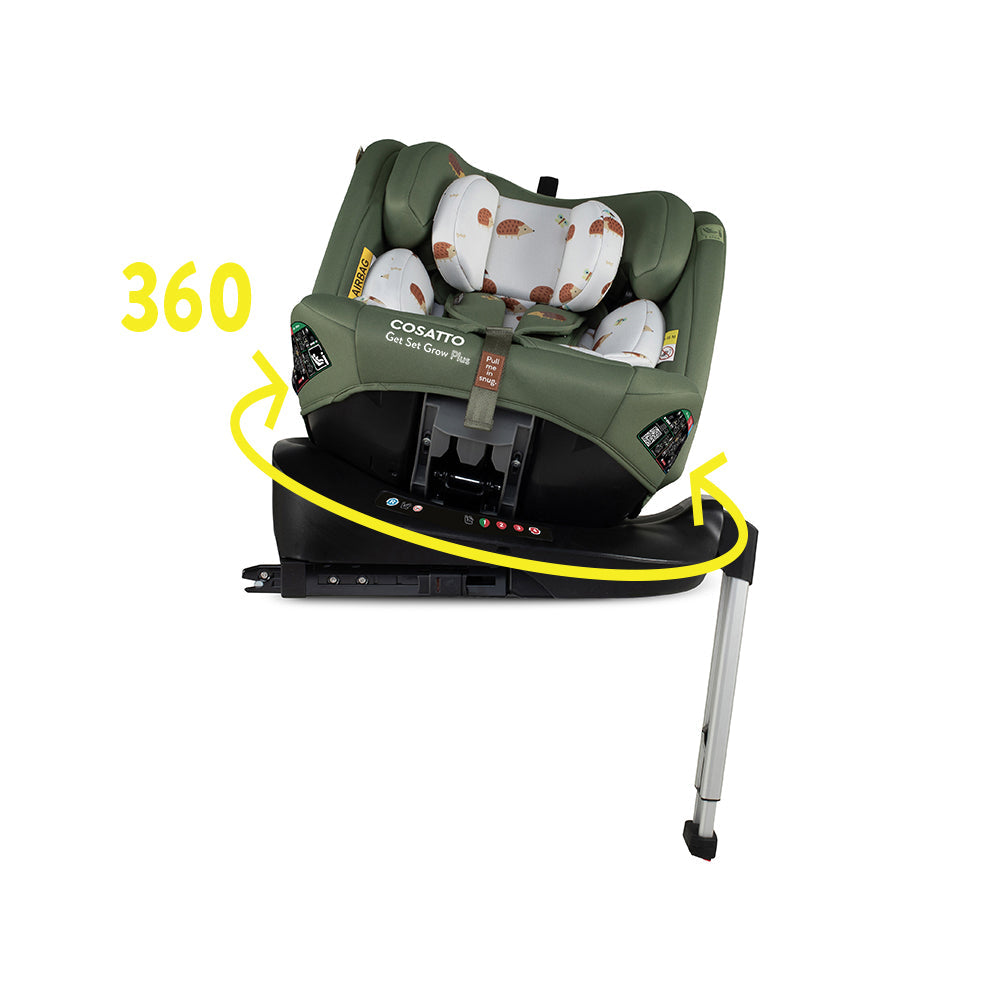 Cosatto Get Set Grow Plus i-Size 360 Car Seat - Hoglet