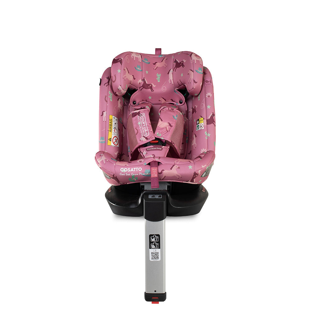 Cosatto Get Set Grow Plus i-Size 360 Car Seat - Pony Party