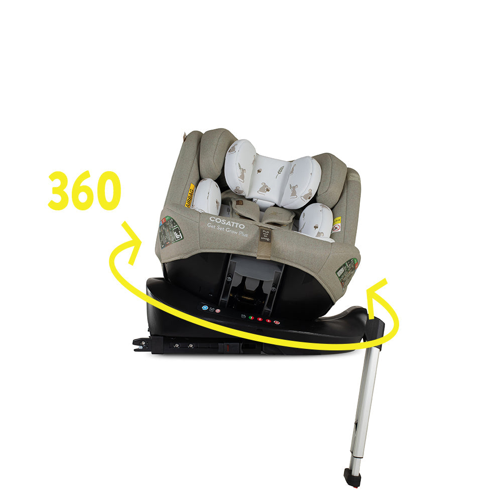 Cosatto Get Set Grow Plus i-Size 360 Car Seat - Hushmouse