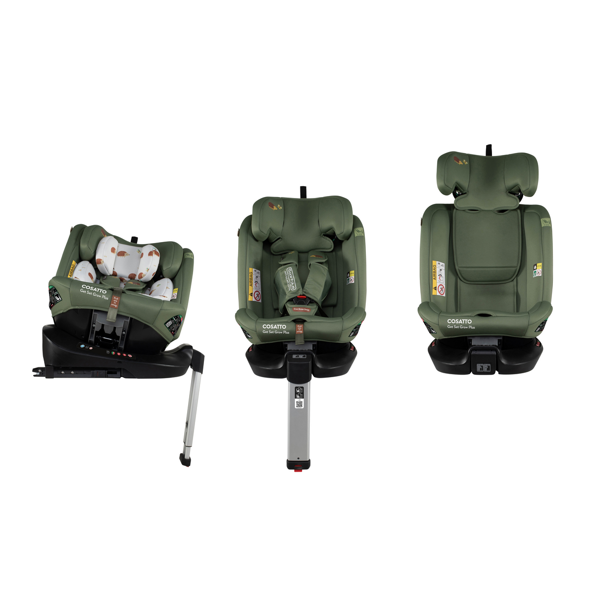 Cosatto Get Set Grow Plus i-Size 360 Car Seat - Hoglet