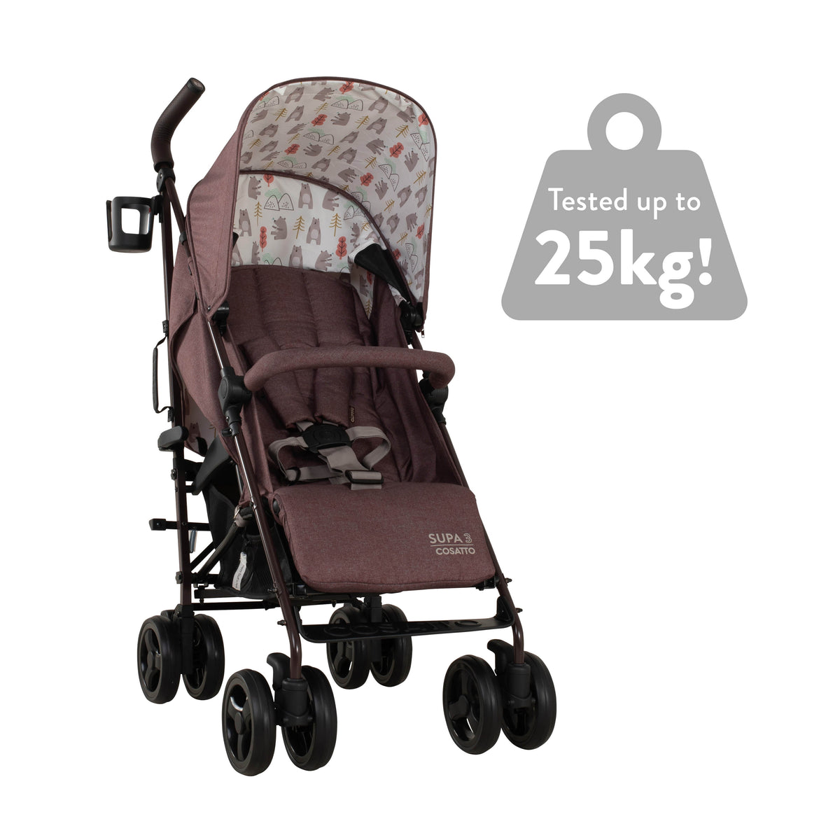 Cosatto Supa 3 Stroller - Bear Hug