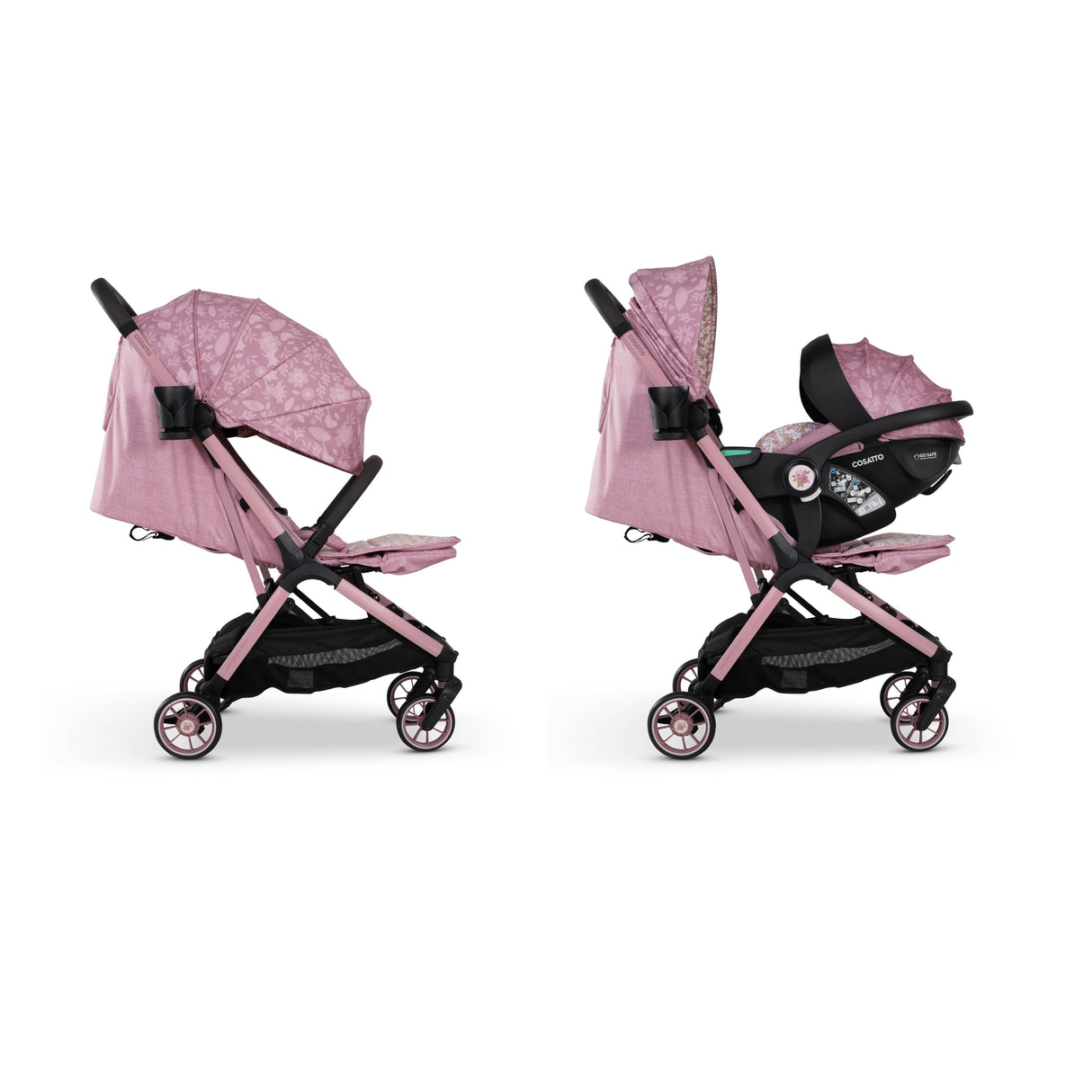 Cosatto Woosh City Recline Car Seat Bundle - Camille