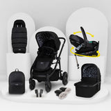 Cosatto Wow 3 Rotate & Recline Cozy Bundle - Silhouette