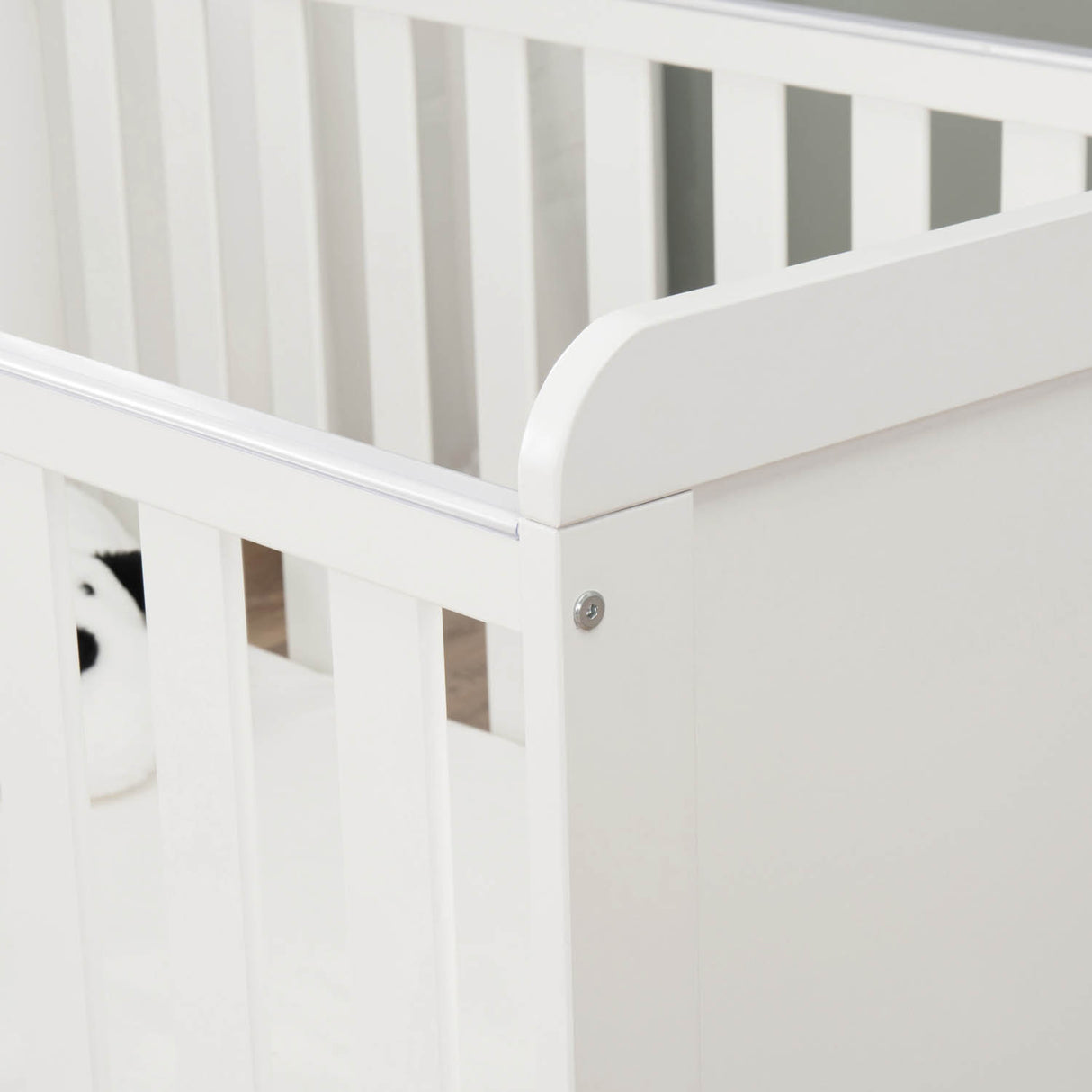 Babymore Caro Urban Cot Bed - White