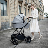 Babymore Chia Pram & Pushchair - Pearl Grey