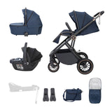 Babymore Chia Travel System + Coco Car Seat - Midnight Blue