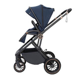 Babymore Chia Travel System + Coco Car Seat - Midnight Blue