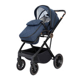 Babymore Chia Travel System + Coco Car Seat - Midnight Blue