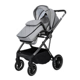Babymore Chia Travel System + Coco Car Seat - Pearl Grey