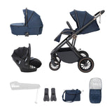 Babymore Chia Travel System + Pecan Car Seat - Midnight Blue