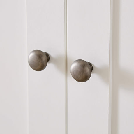 CuddleCo Clara 2 Door Double Wardrobe - White